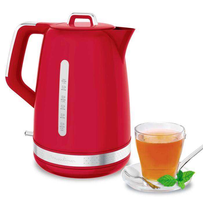 Bouilloire, Soleil, 1,7L, Rouge