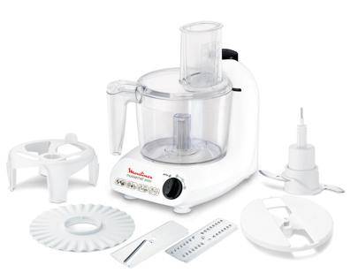Masterchef 2000, Robot multifonction, 500 W, 2 vitesses + pulse, 5 accessoires, Blanc