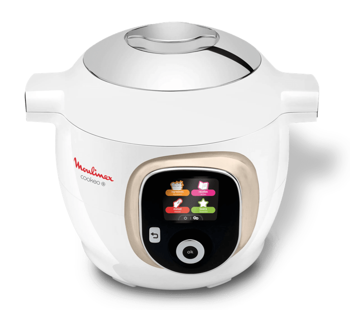 COOKEO+ 150 recettes 6L Blanc Silver