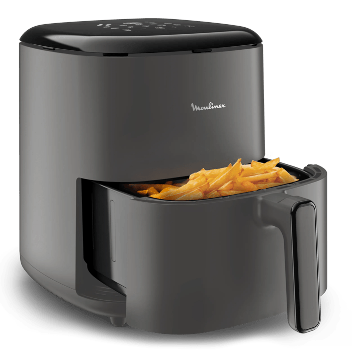 Easy Fry Max, Air Fryer,  5 L (6 pers.), Panneau digital, 10 programmes, Gris Anthracite