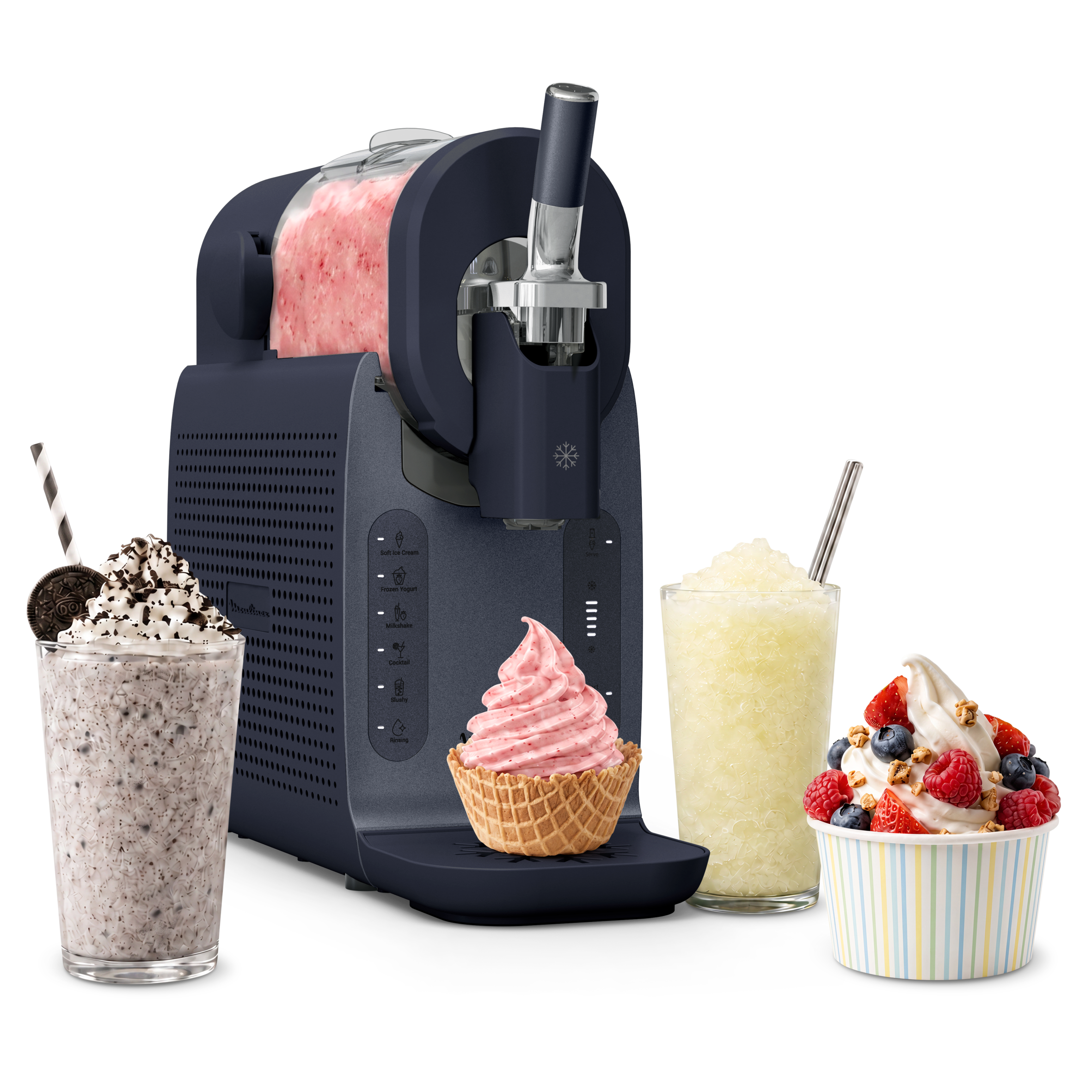 Freezi, Machine à glaces et boissons glacées 16-en-1, Desserts glacés