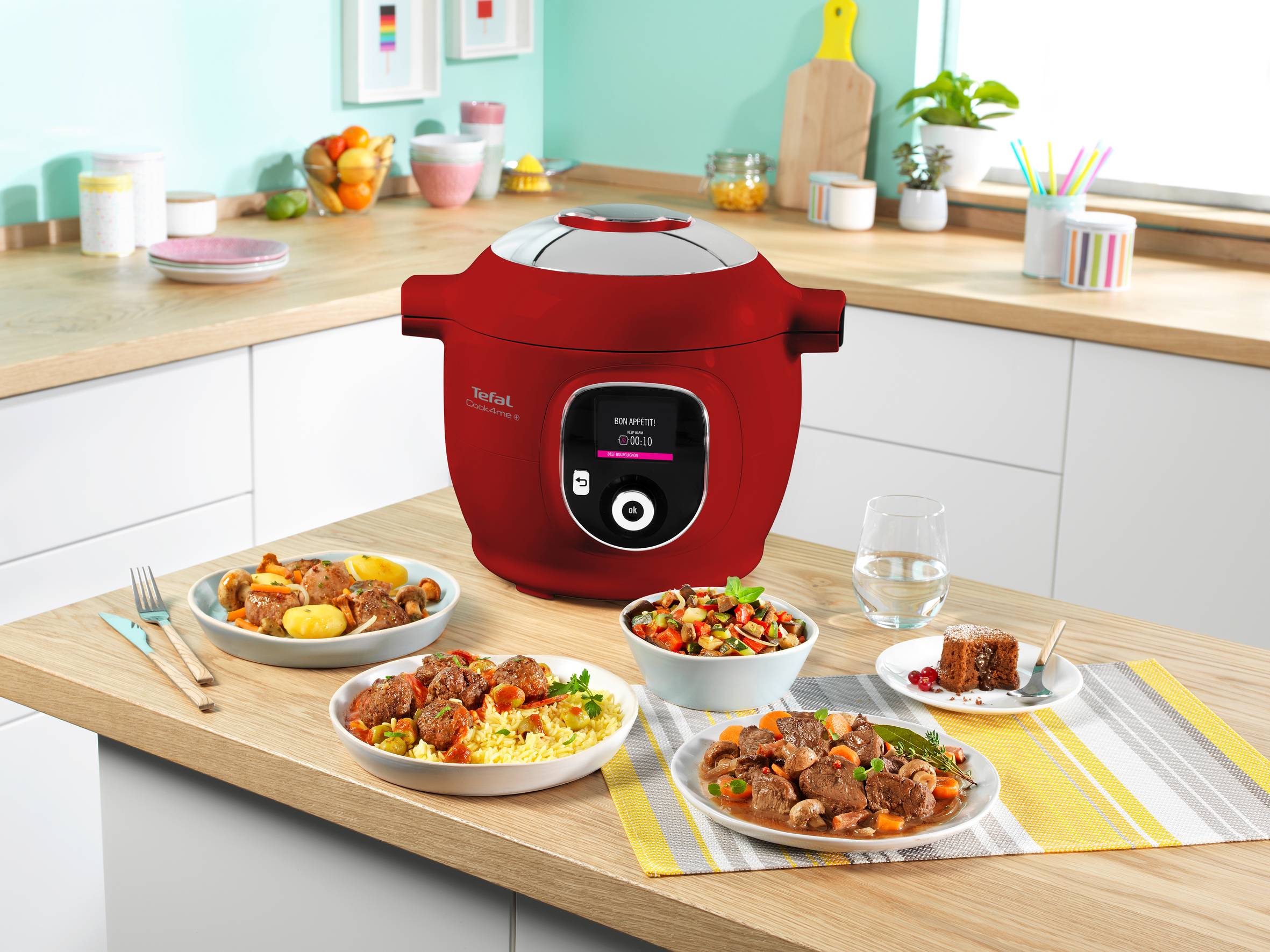 COOKEO+ 180 RECETTES ROUGE