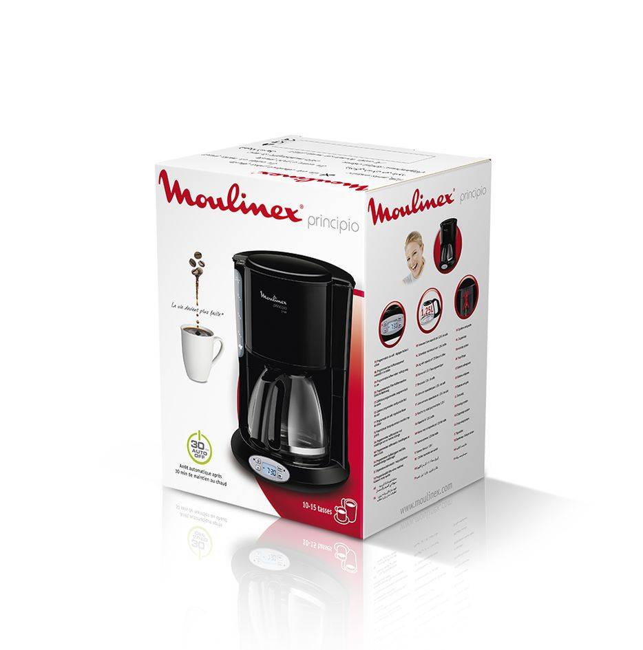 Cafetière Programmable Principio Noir