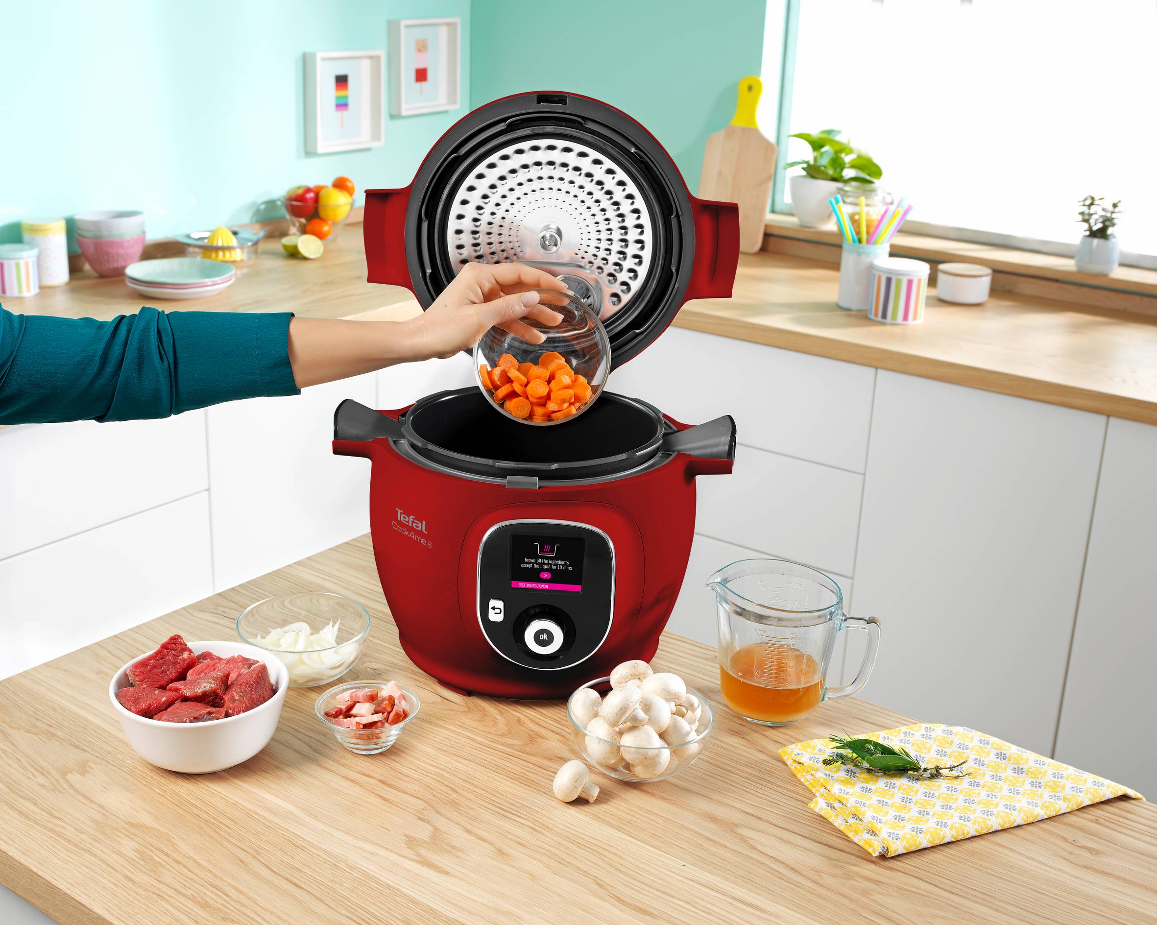 COOKEO+ 180 RECETTES ROUGE