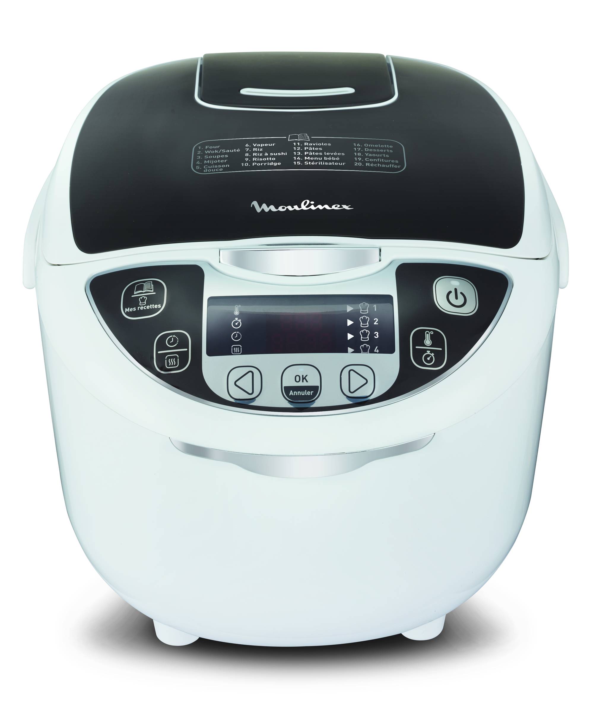 MULTICUISEUR 5L 25 Programmes BLANC GRIS