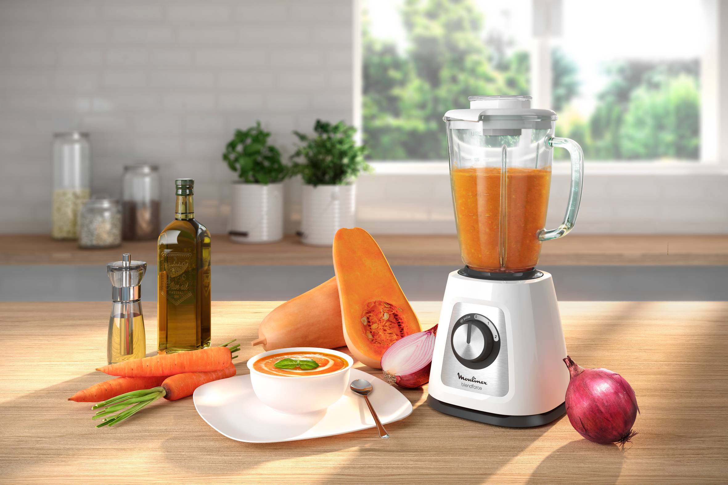 BLENDER BLENDFORCE VERRE BLANC