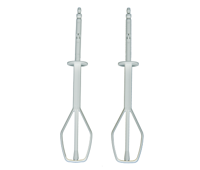 Fouets x2 roses en plastique SS-193319