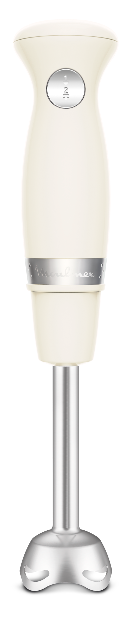 Soleil Ivoire, Pied mixeur, 2 vitesses, 2 lames ZELKROM, Ivoire