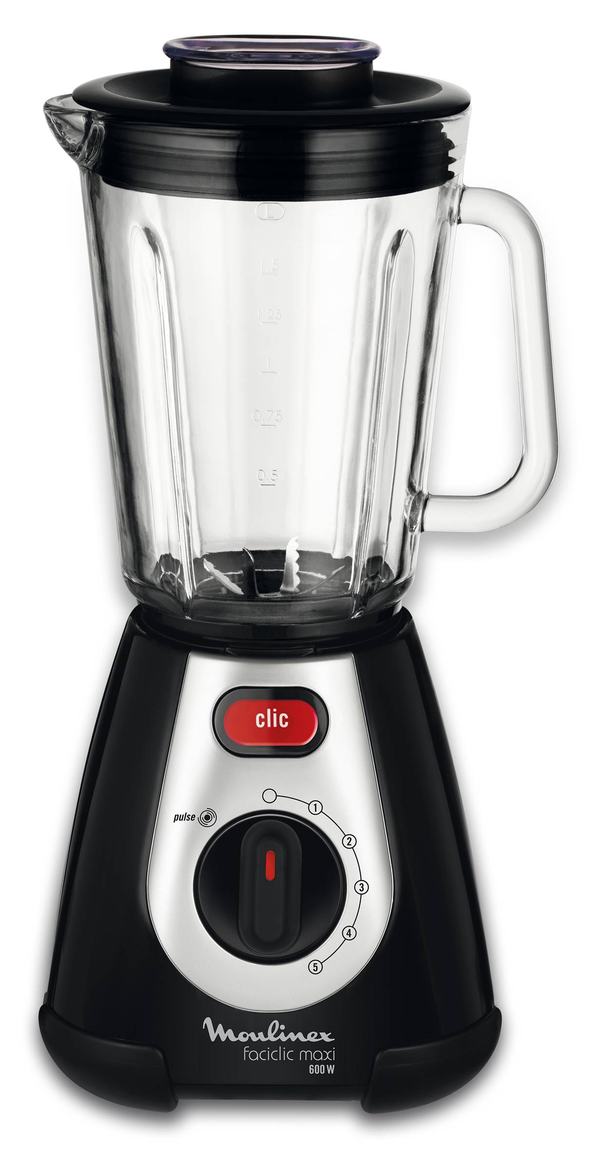 FACICLIC  MAXI GLASS 2L Noir/Silver