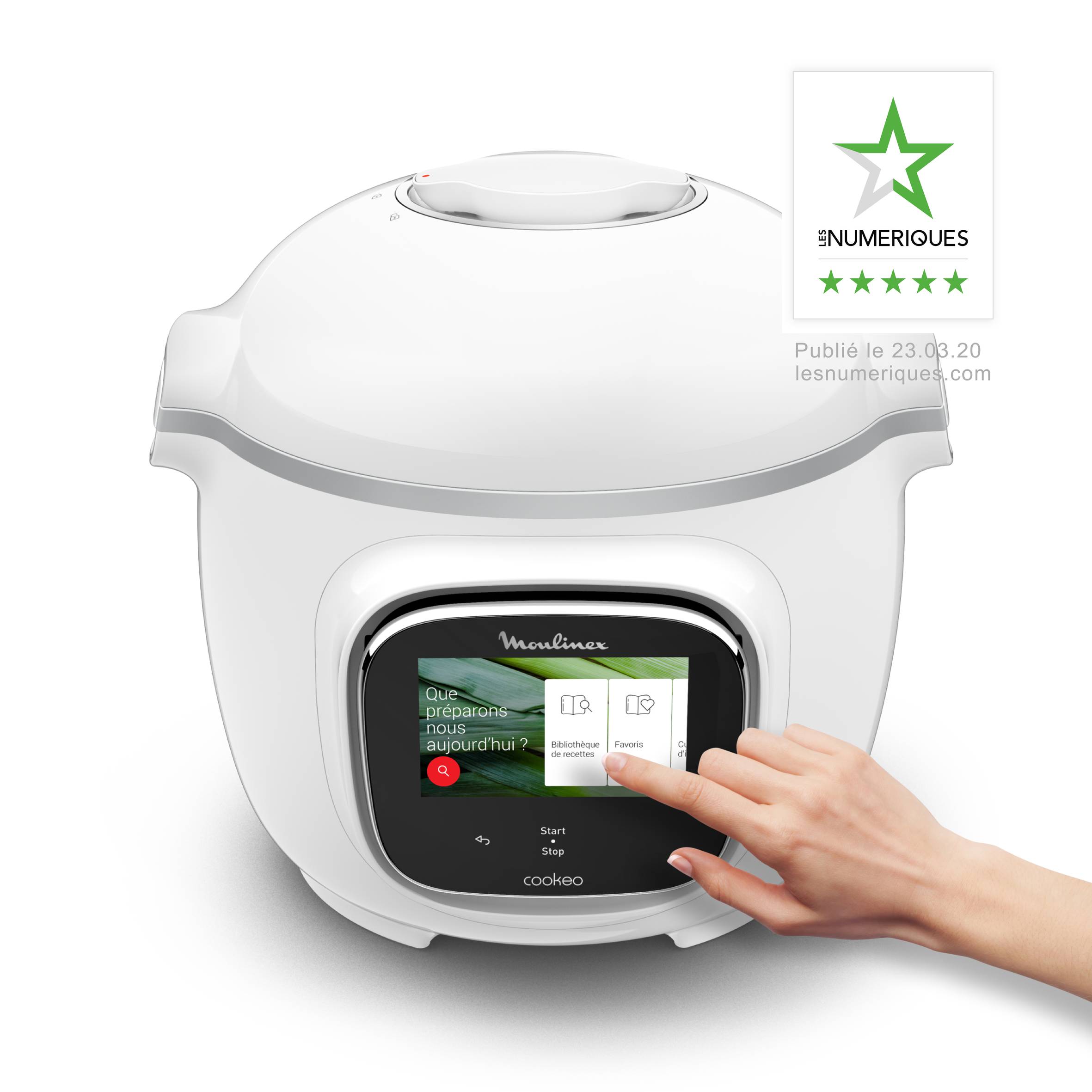 Cookeo Touch, Mullticuiseur, 250 recettes intégrées, 6L (2/6 pers.), écran tactile