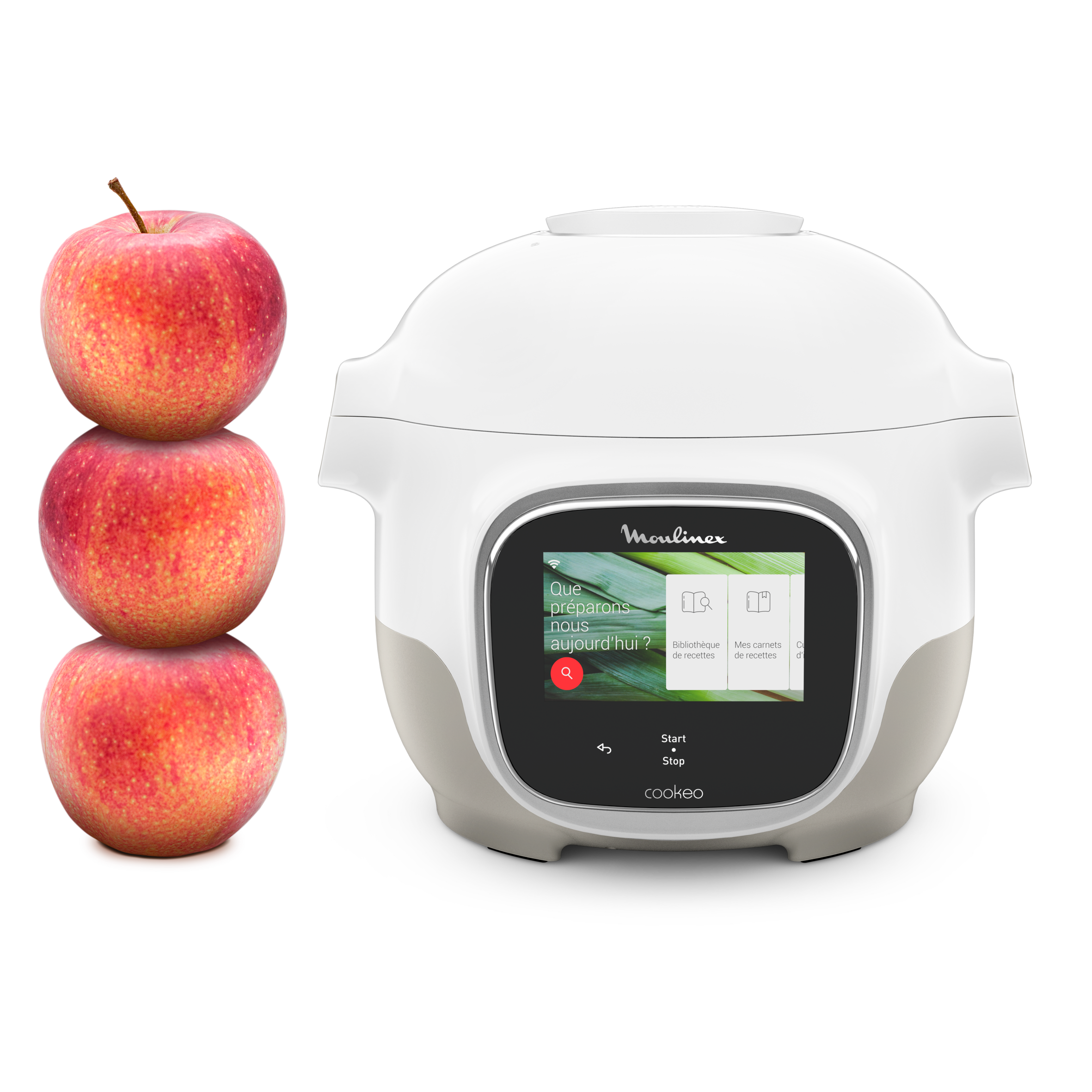 Cookeo Touch Mini, Multicuiseur connecté, 3L (2 pers.), écran tactile