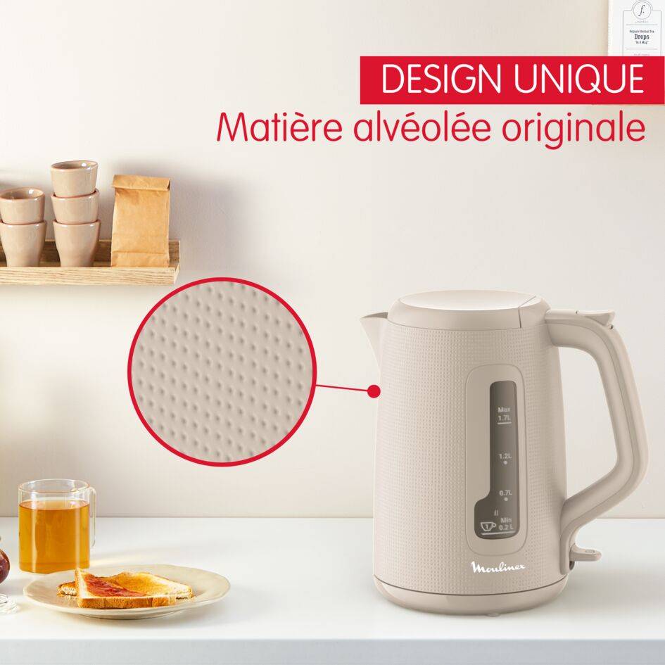 Bouilloire, Morning, 1,7L, Gris chaud