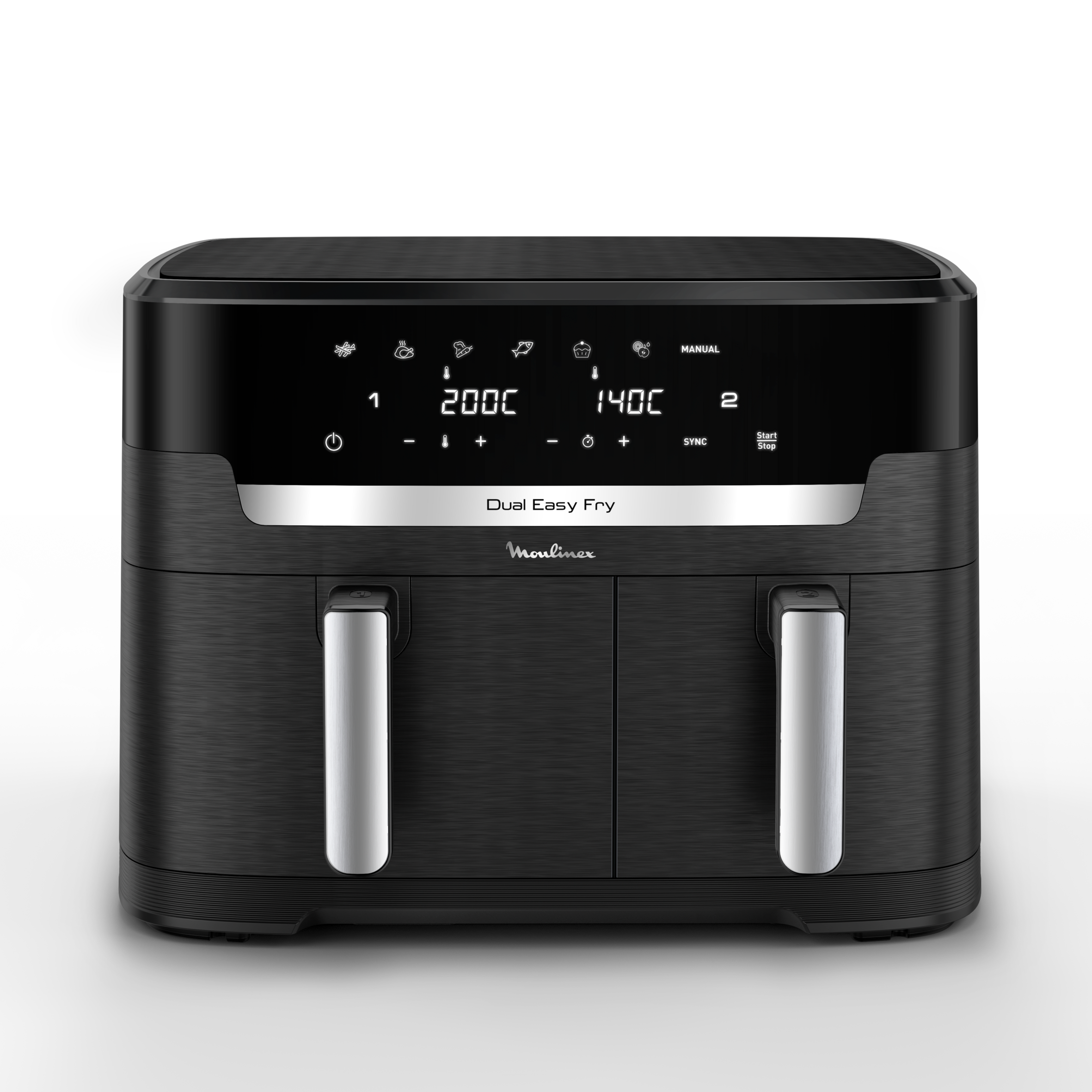 Easy Fry Dual XXL, 11L, Air fryer, Noir