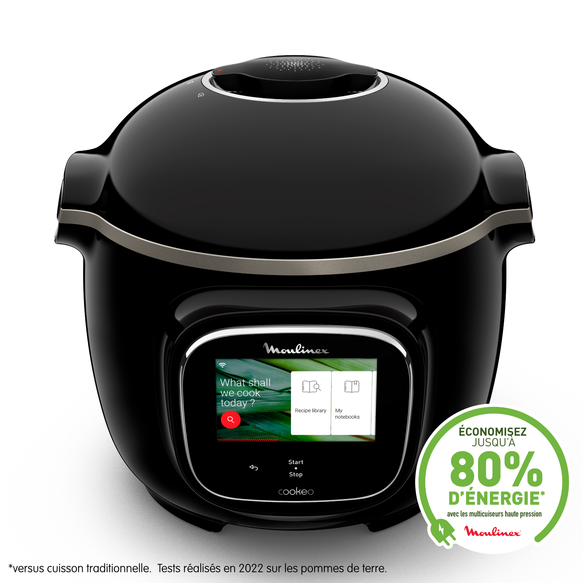 Cookeo Touch, Mullticuiseur connecté, 6L (2/6 pers.), écran tactile