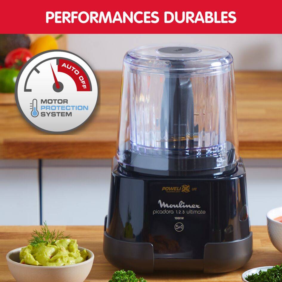 La Picadora 1,2,3 ultimate 1000 W Noire