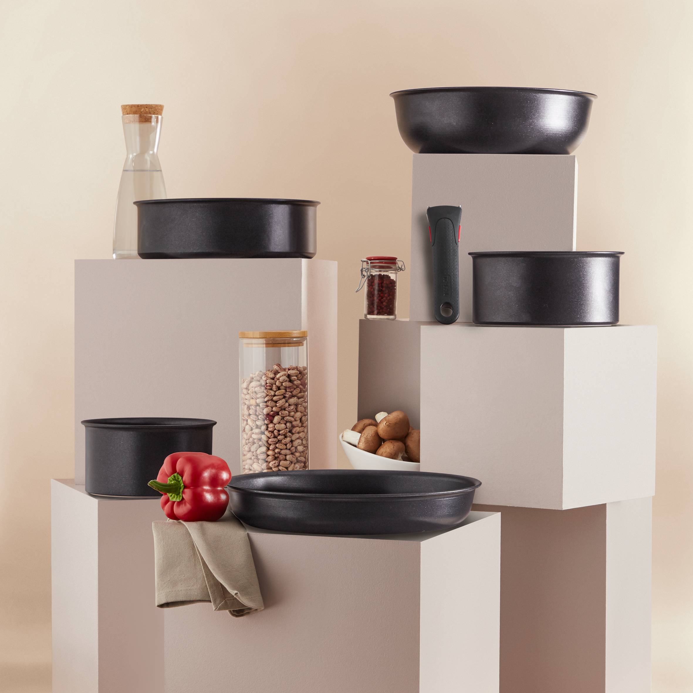 Ingenio Eco Resist, Antiadhésif, Poêle 22 cm, Induction