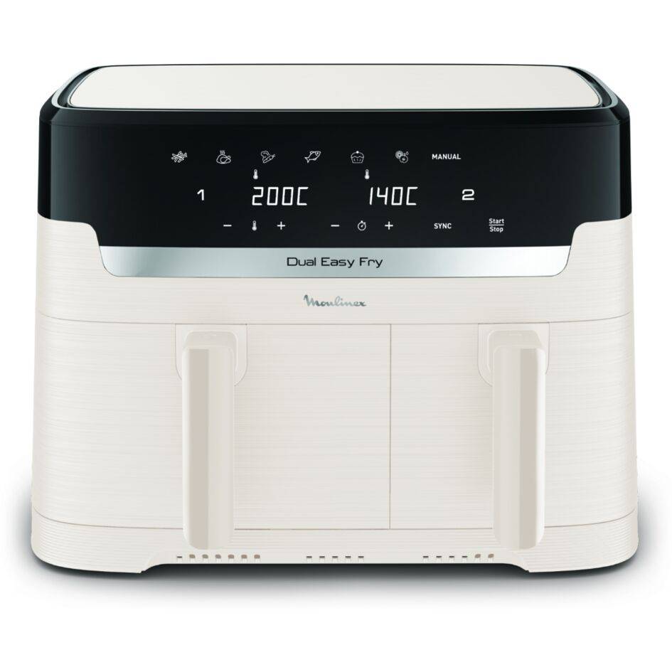Dual Easy Fry, 8L, Air fryer, Ivoire