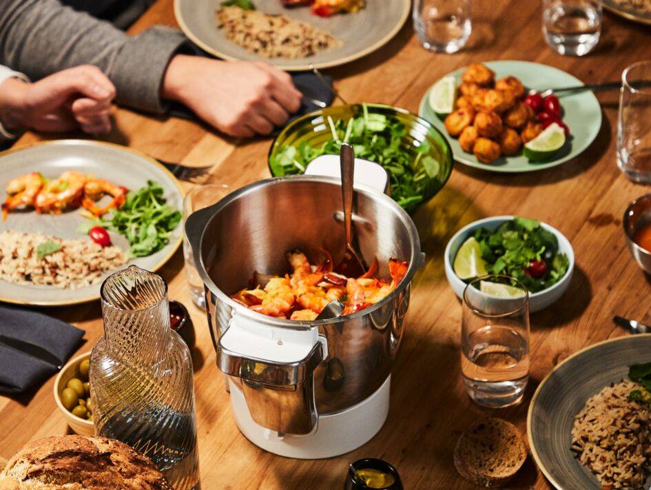 Companion XL 1550W Blanc et Silver 