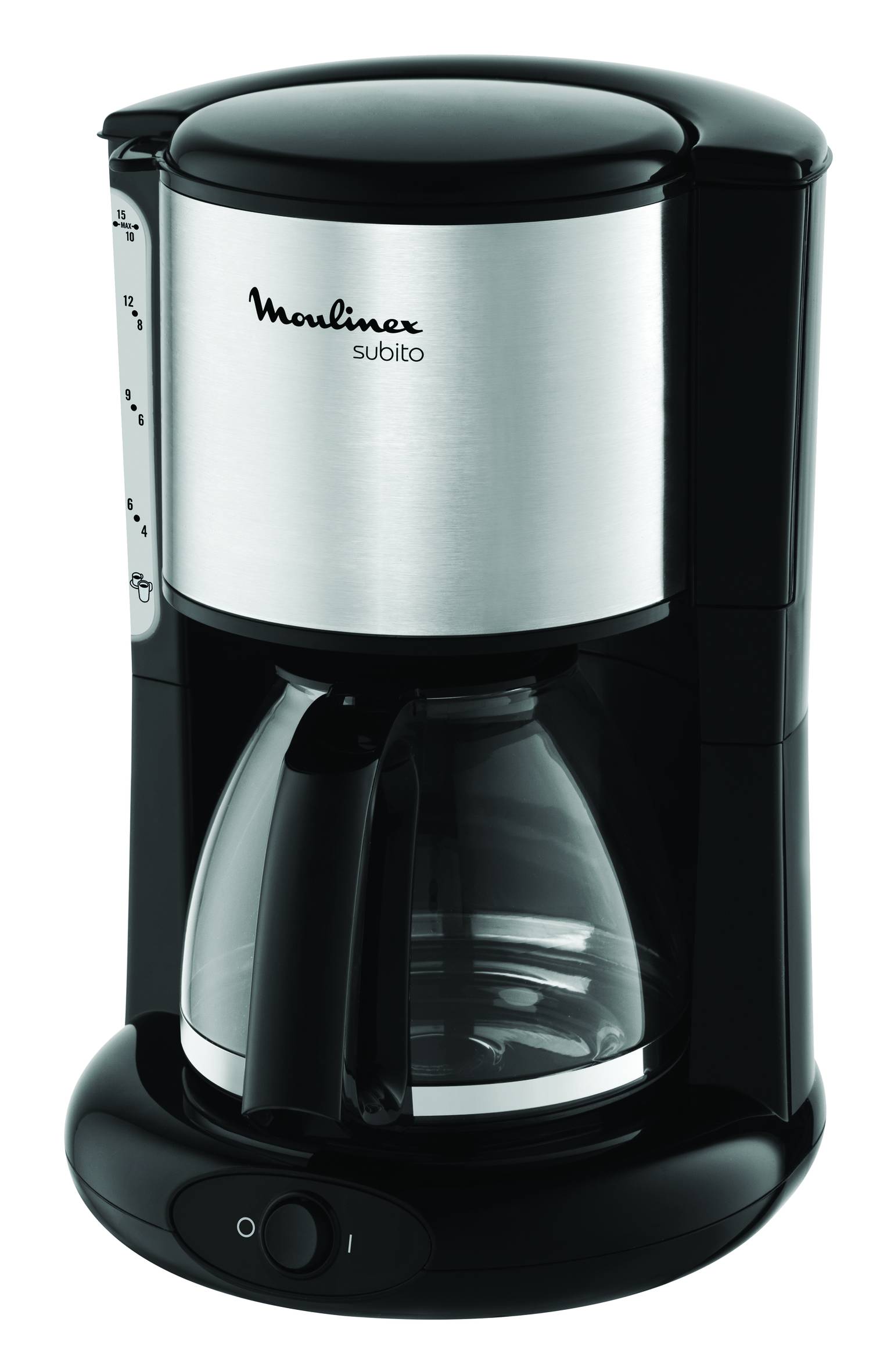 cafetiere subito inox/noir