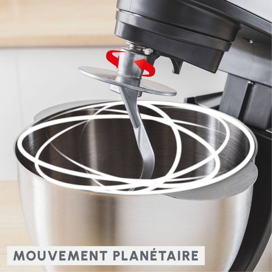 Bake Essential, Robot pâtissier, Bol de 4.8 L, Kit de pâtisserie, 800 W