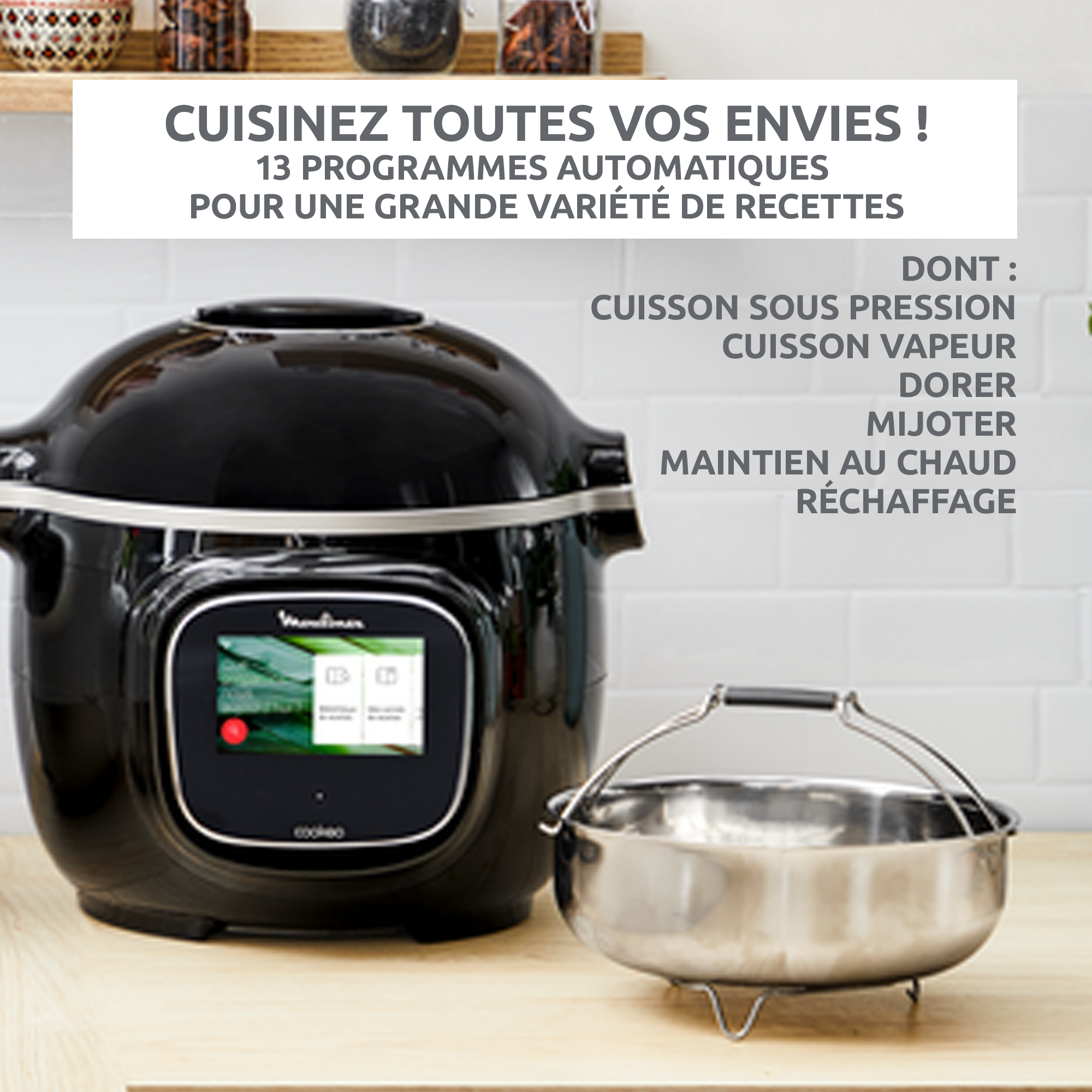 Cookeo Touch Wifi Noir