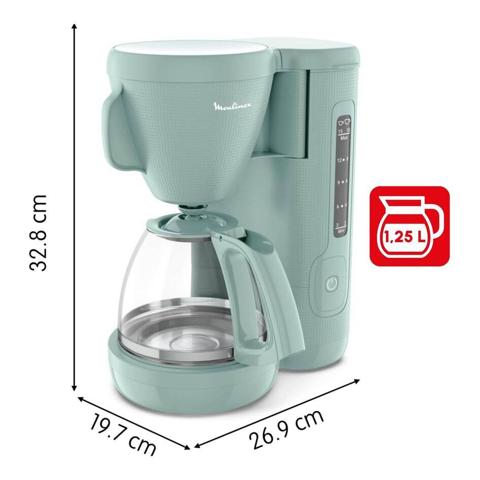 Cafetière filtre, Morning, 15 tasses, Eucalyptus