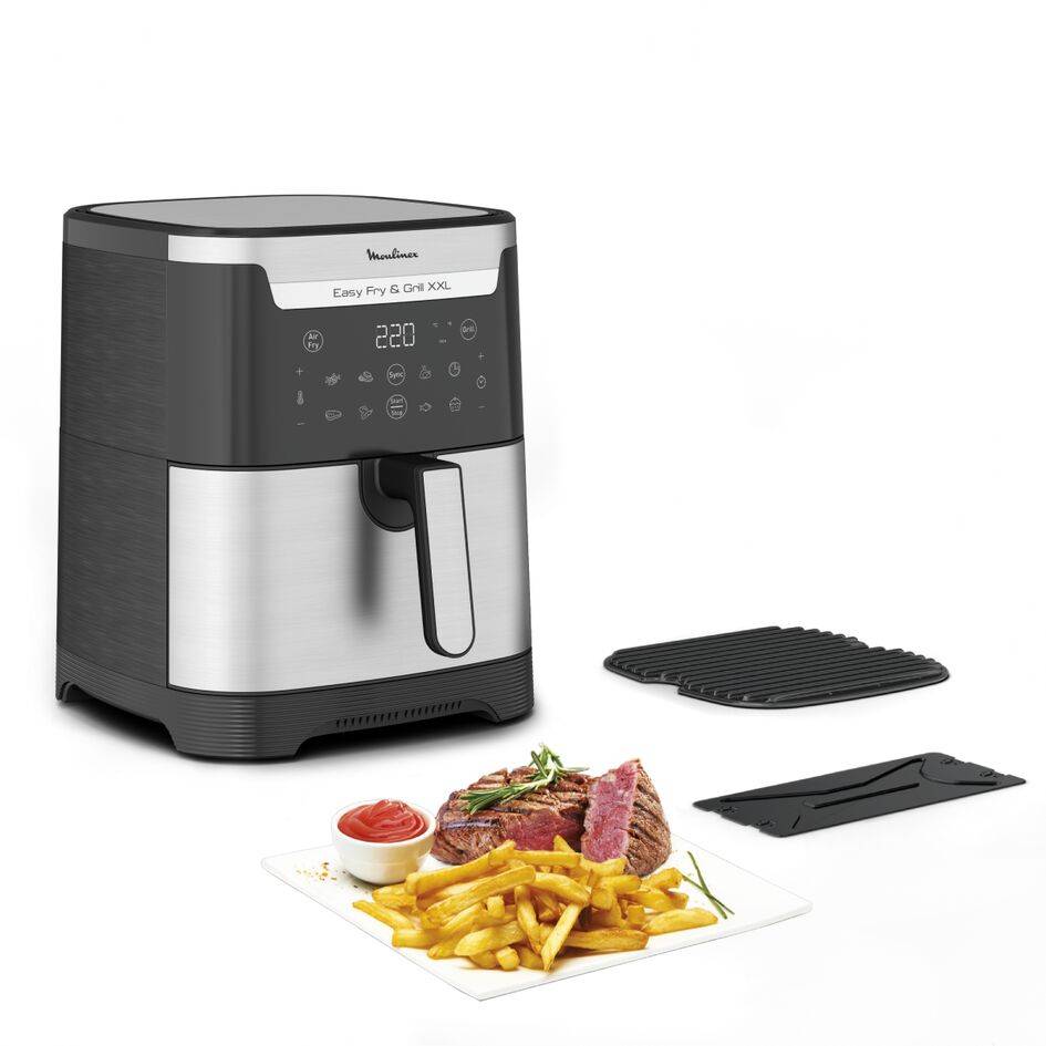 Easy Fry & Grill XXL, 6.5L, Air fryer, Inox