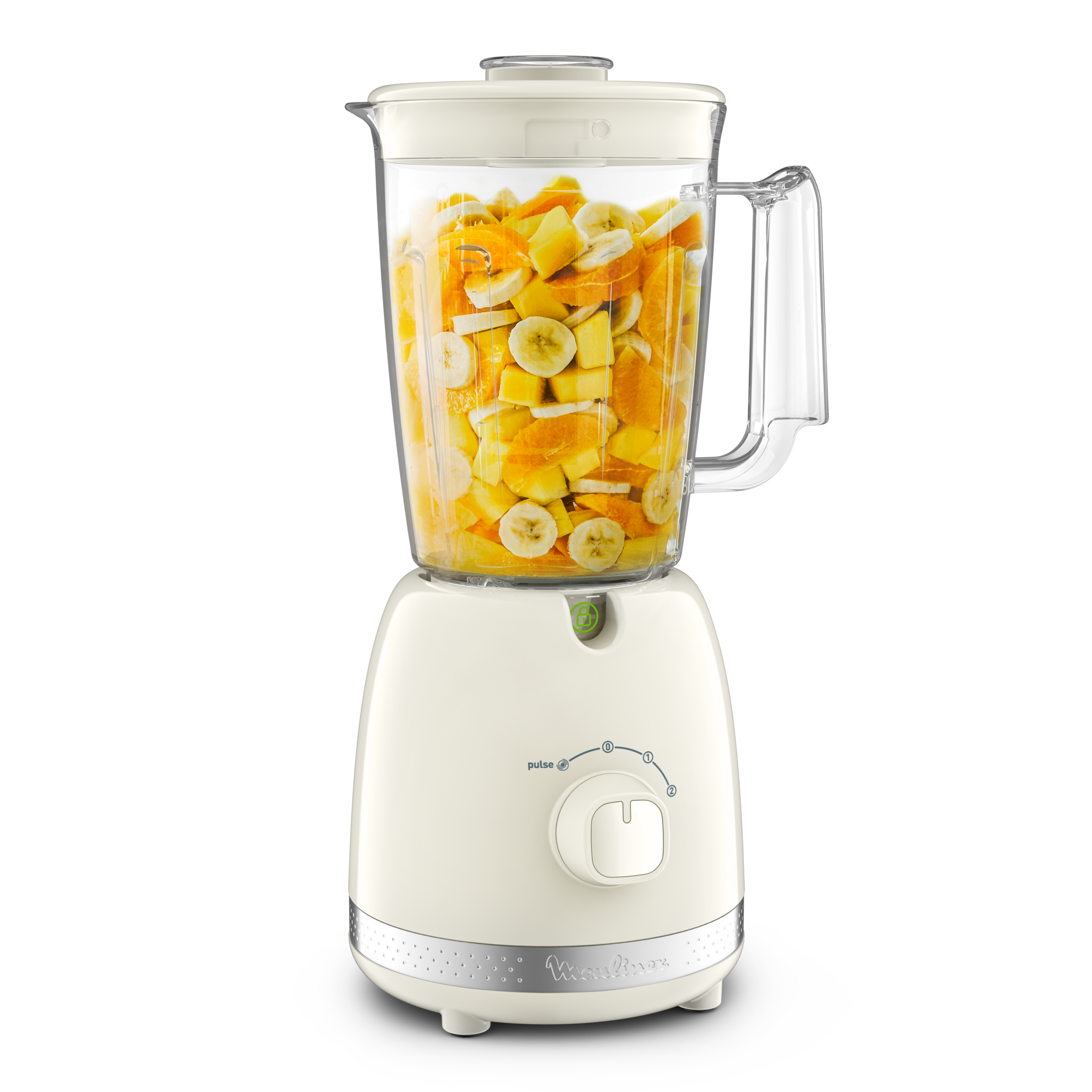 Blender Soleil ivoire, Blender classique, 2 vitesses + pulse, 500W, Ivoire