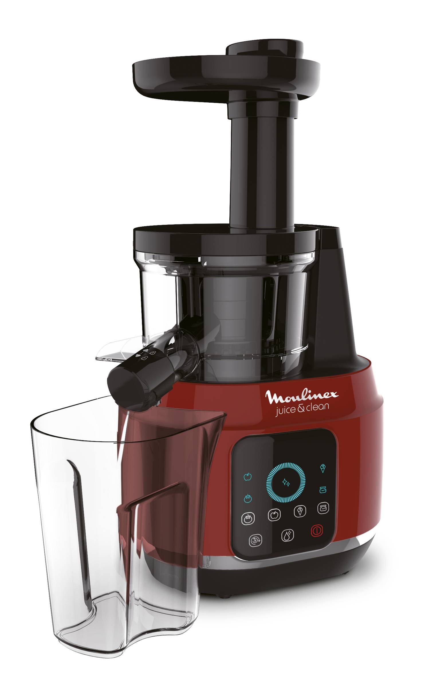 EXTRACTEUR DE JUS JUICE & CLEAN ROUGE