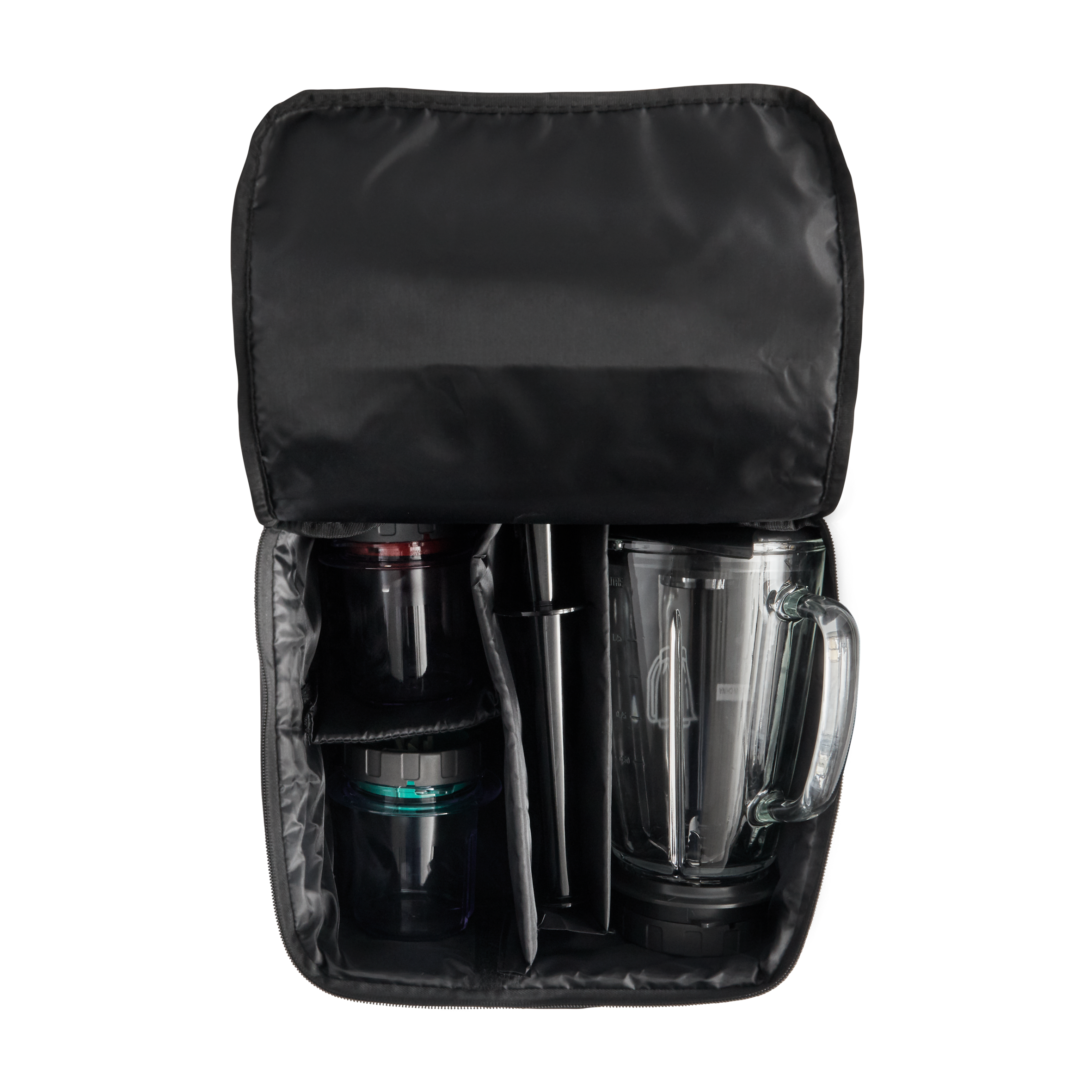 Accessoire Coach Mix and Drink Box , Blender, Mini hachoir, Moulin à épices, Poussoir, Pochette de rangement, 5 fonctions en 1