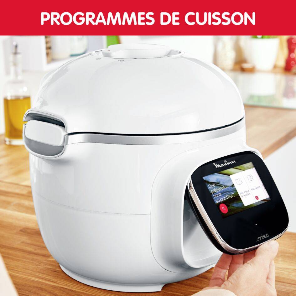 Cookeo Touch, Mullticuiseur, 250 recettes intégrées, 6L (2/6 pers.), écran tactile