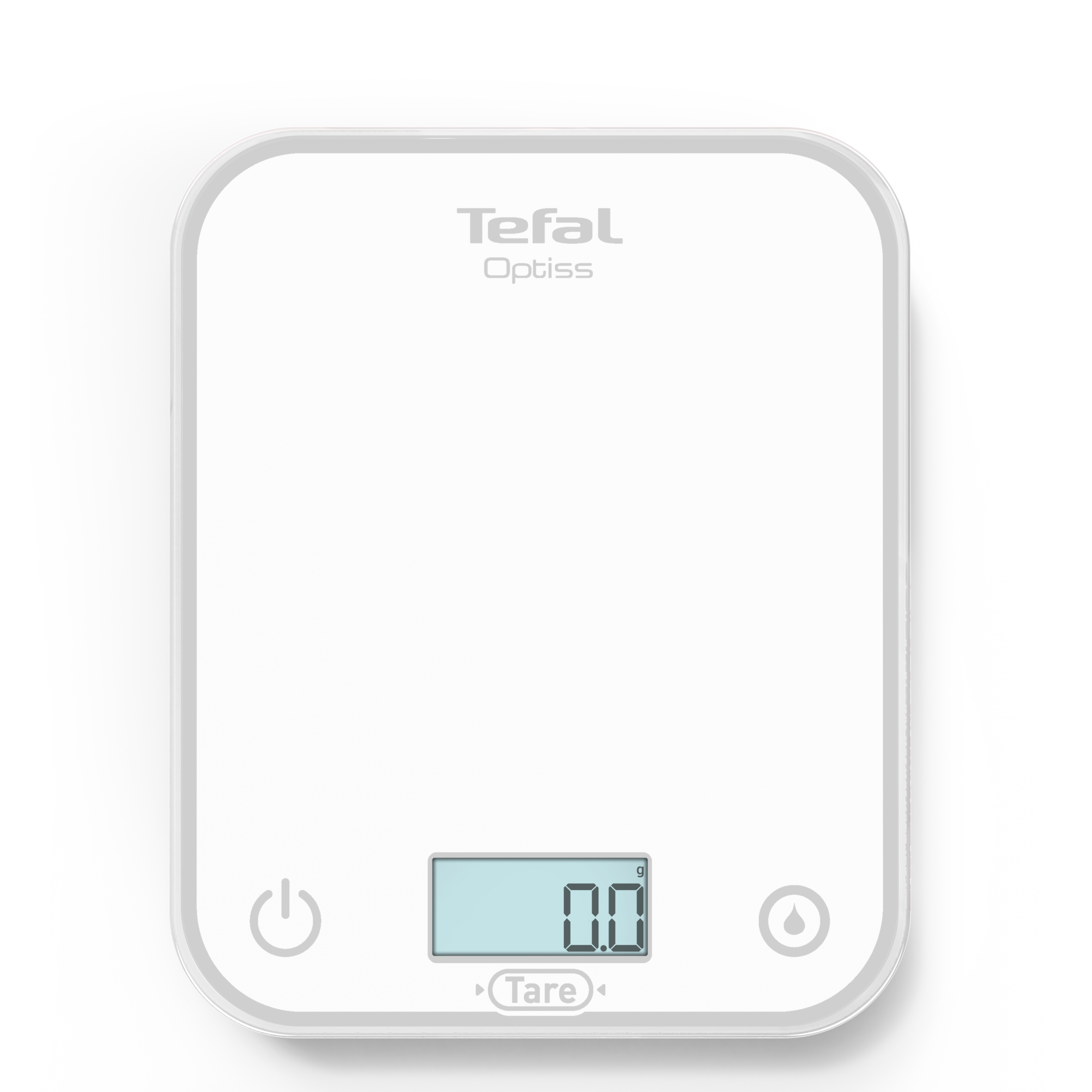 Optiss, Balance de cuisine électronique, jusqu'à 5 Kg, Blanche