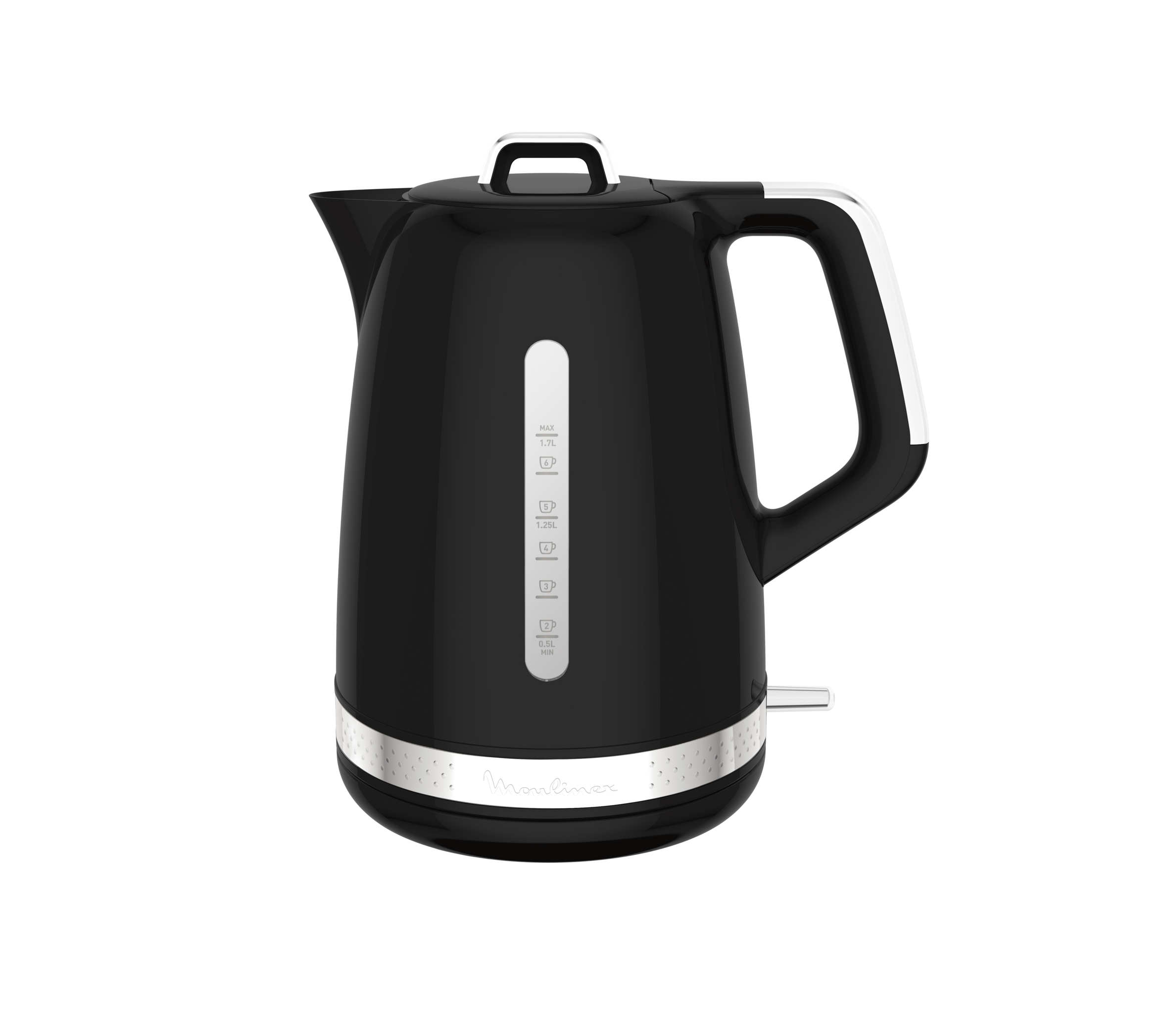 Bouilloire électrique Soleil noire 1,7L vintage