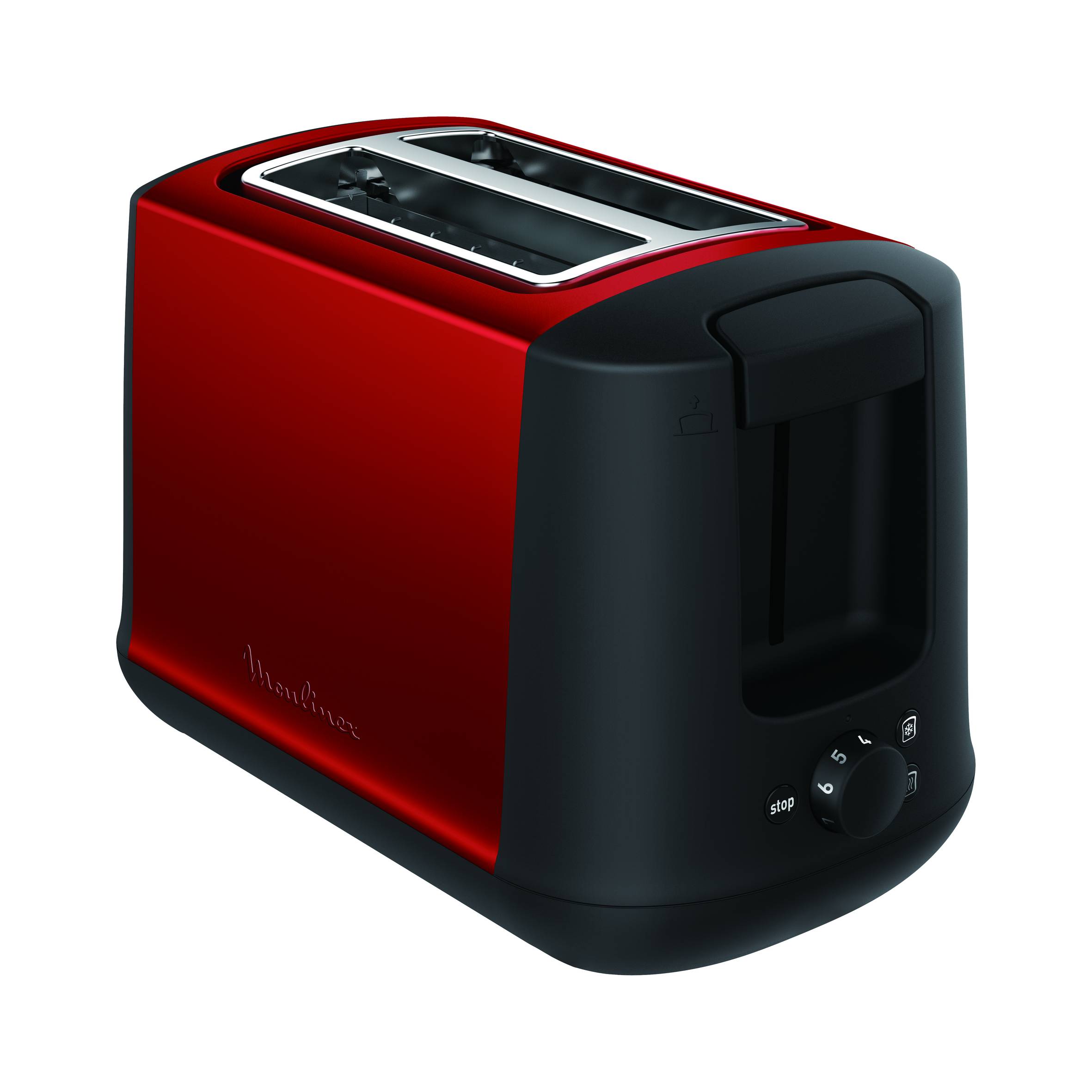 Subito Select Wine Red Mat Black Toaster