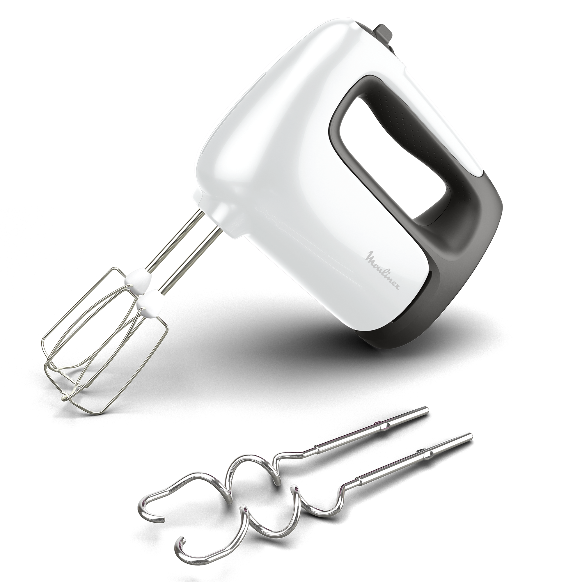 Prep'Mix, Batteur électrique, 5 vitesses, 2 jeux de fouets, 500 W, Blanc