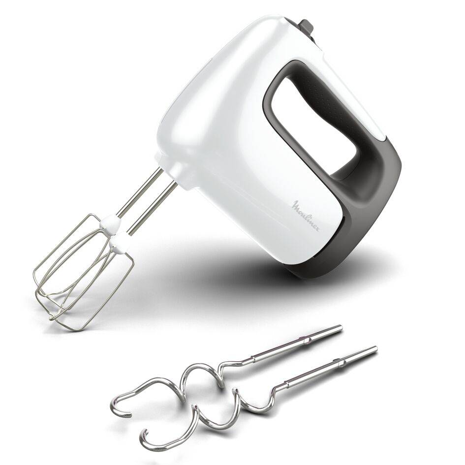 Prep'Mix, Batteur électrique, 5 vitesses, 2 jeux de fouets, 500 W, Blanc