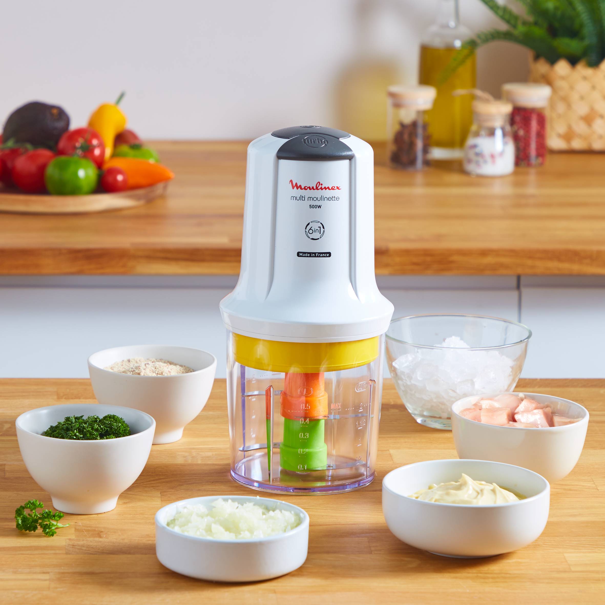 Multimoulinette 6 en 1 - 500 W Blanc