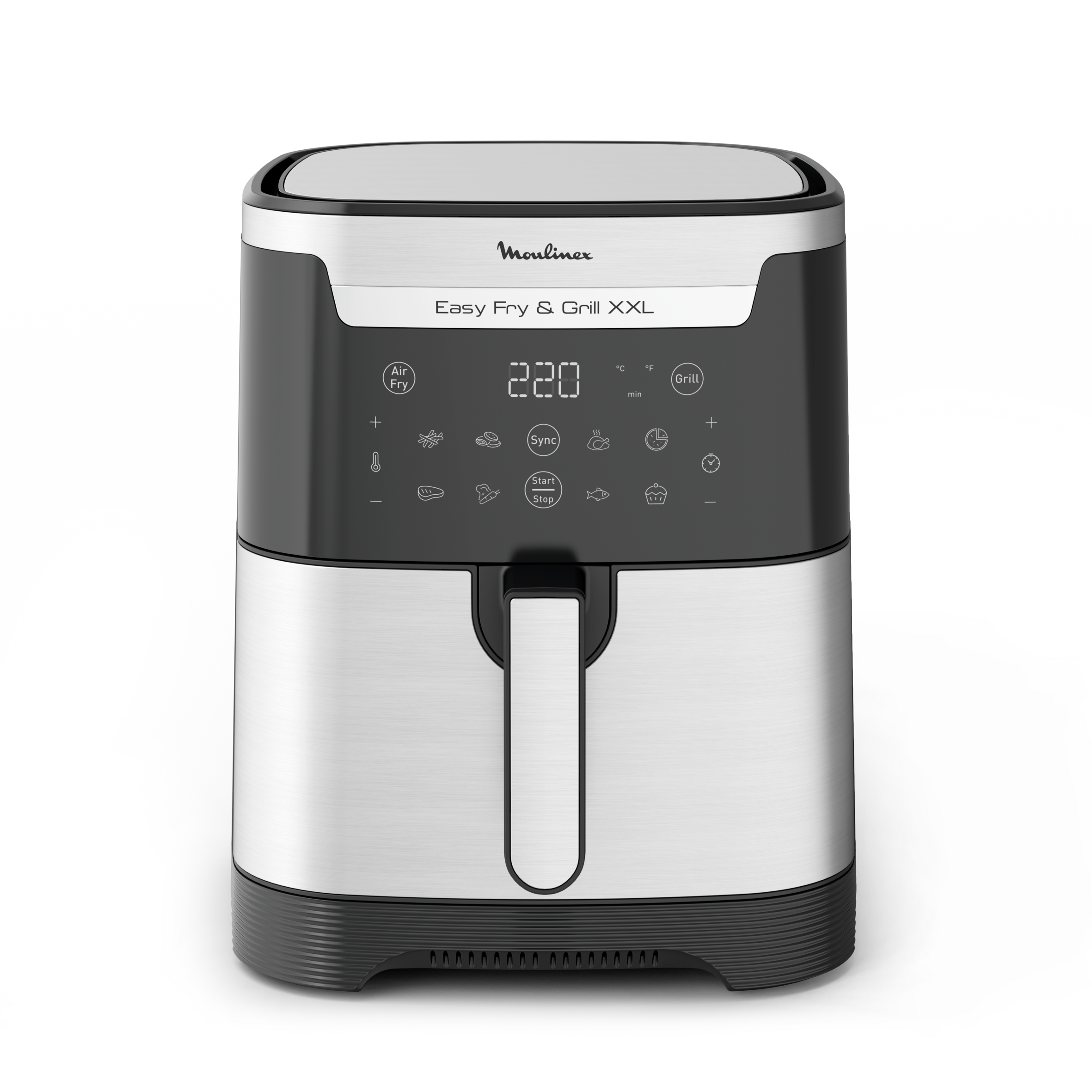 RECONDITIONNÉ Easy Fry & Grill XXL, 6.5L, Air fryer, Inox