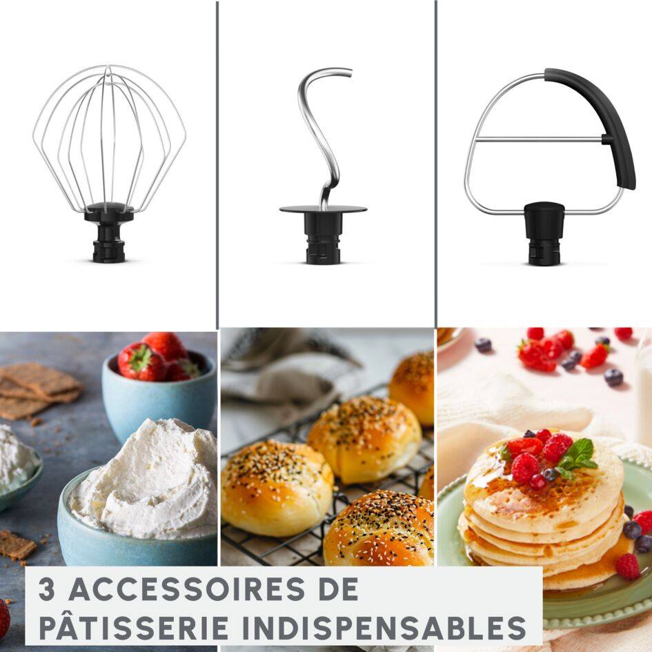 Bake Easy, Robot pâtissier, Compact, Facile à utiliser, Vert clair