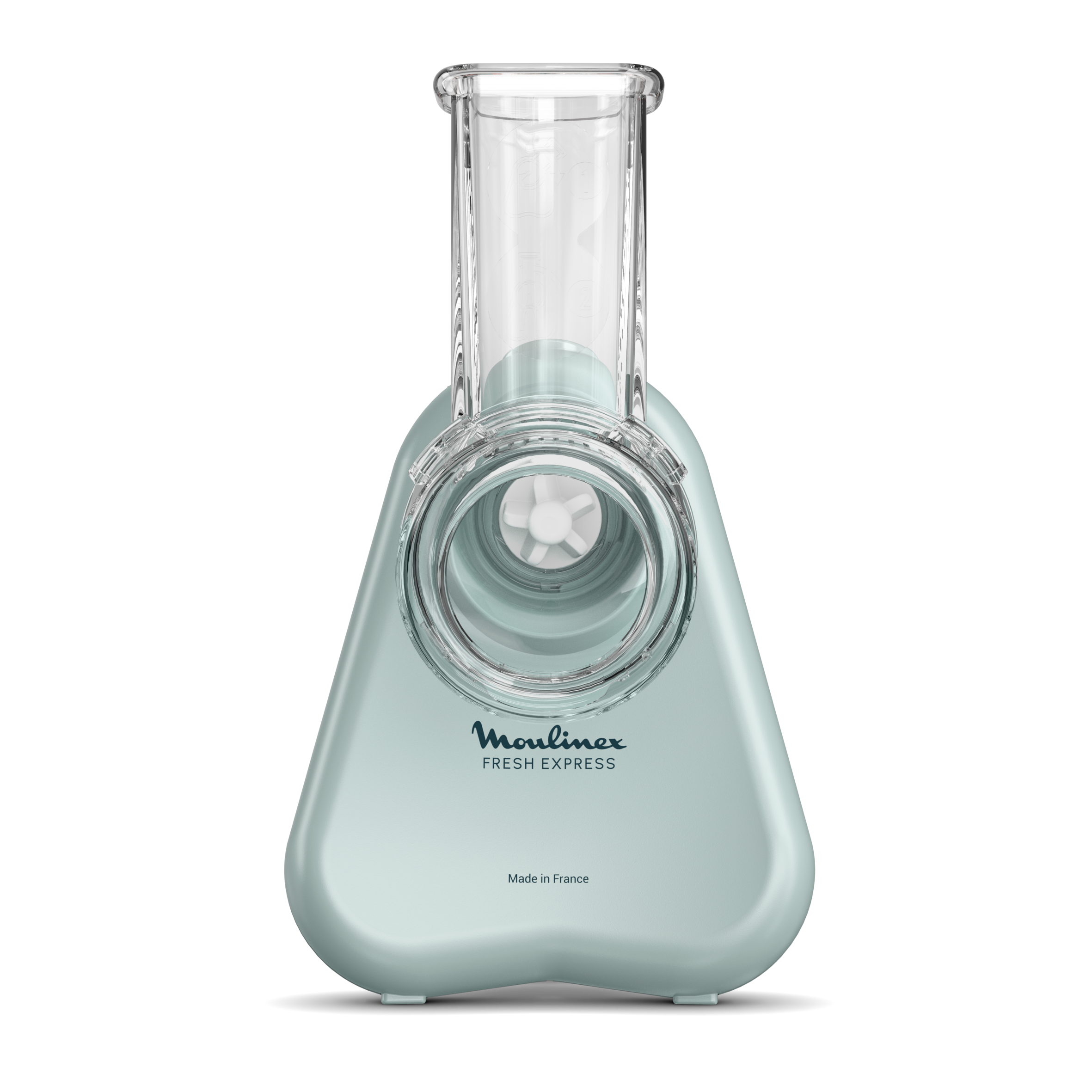 Fresh Express, Découpe-légumes électrique, Service direct dans le plat, 3 cônes, Eucalyptus