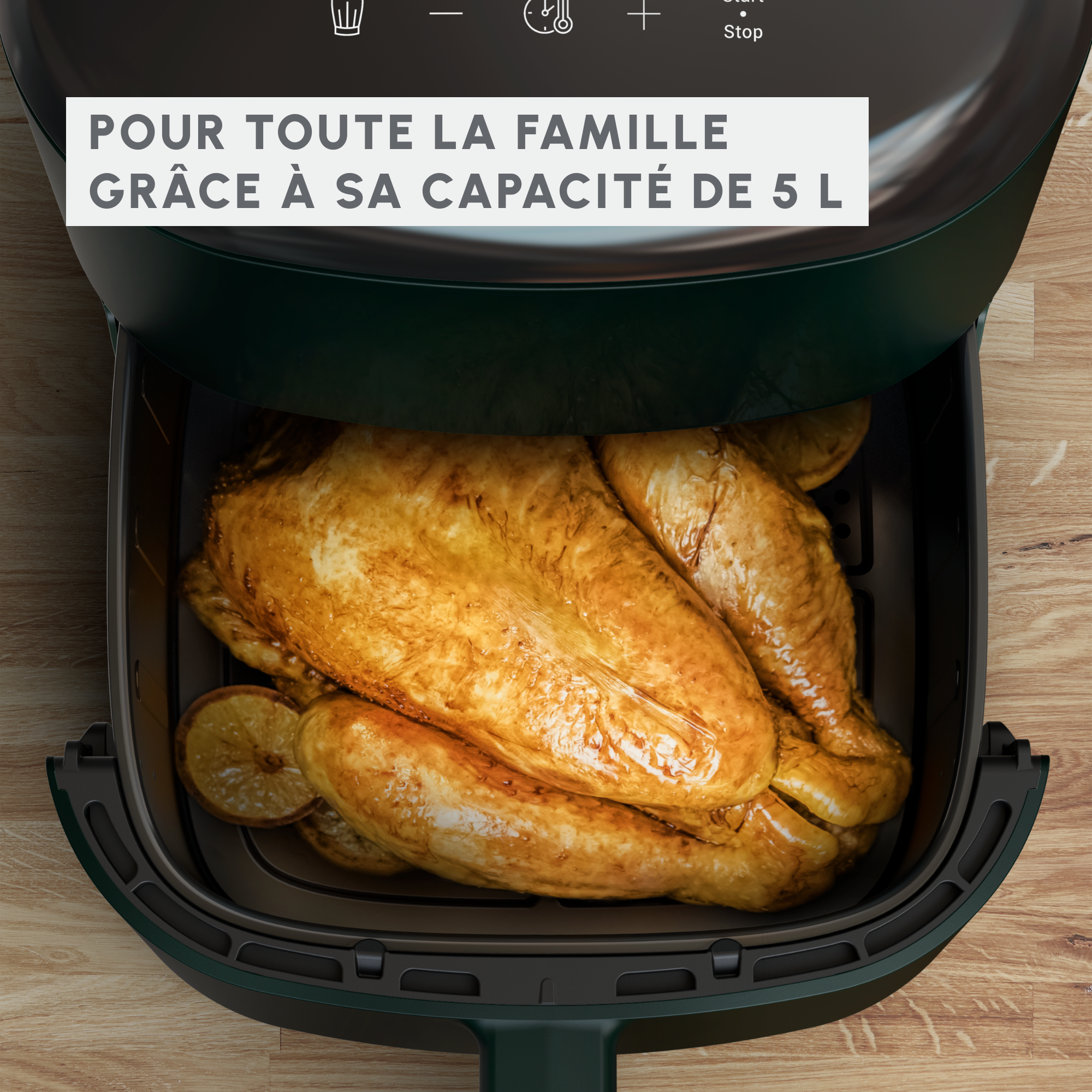 Easy Fry Max, 5L, Air fryer, Forêt