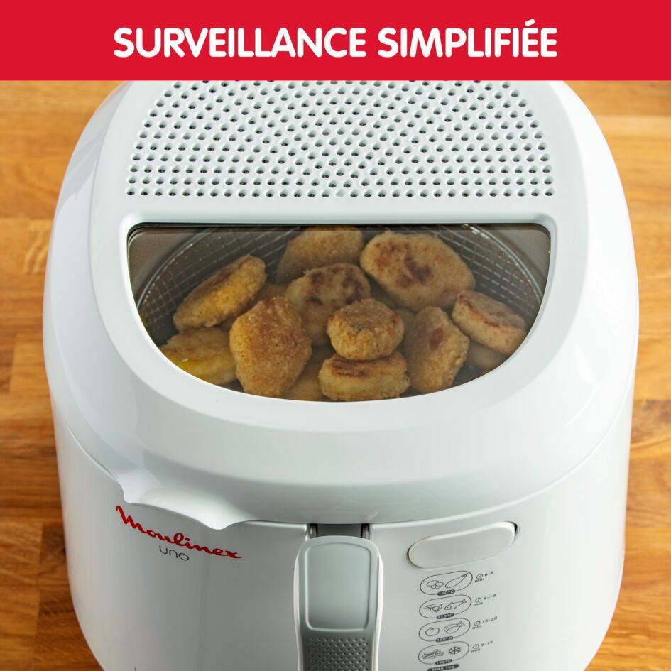 Fry Uno, Friteuse, capacité 1 kg, 4 personnes, Compacte