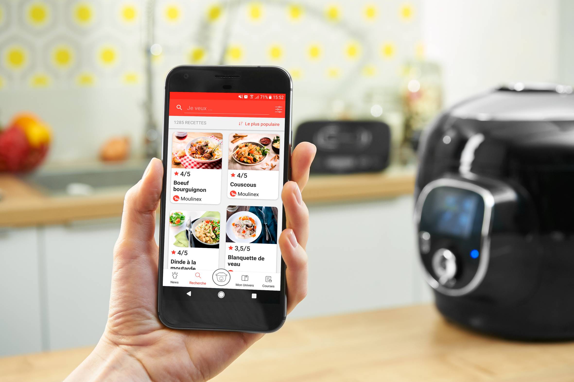 COOKEO+ CONNECT GRAMEEZ   6L 150 RECETTES NOIR