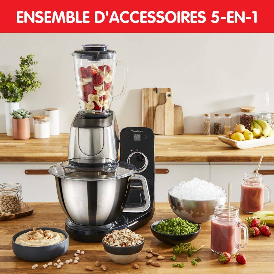 Accessoire Coach Mix and Drink Box , Blender, Mini hachoir, Moulin à épices, Poussoir, Pochette de rangement, 5 fonctions en 1