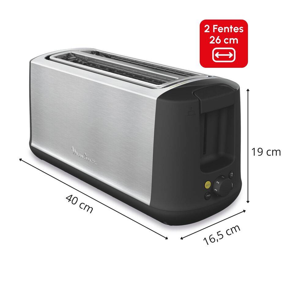 Subito Select inox 2 longues fentes