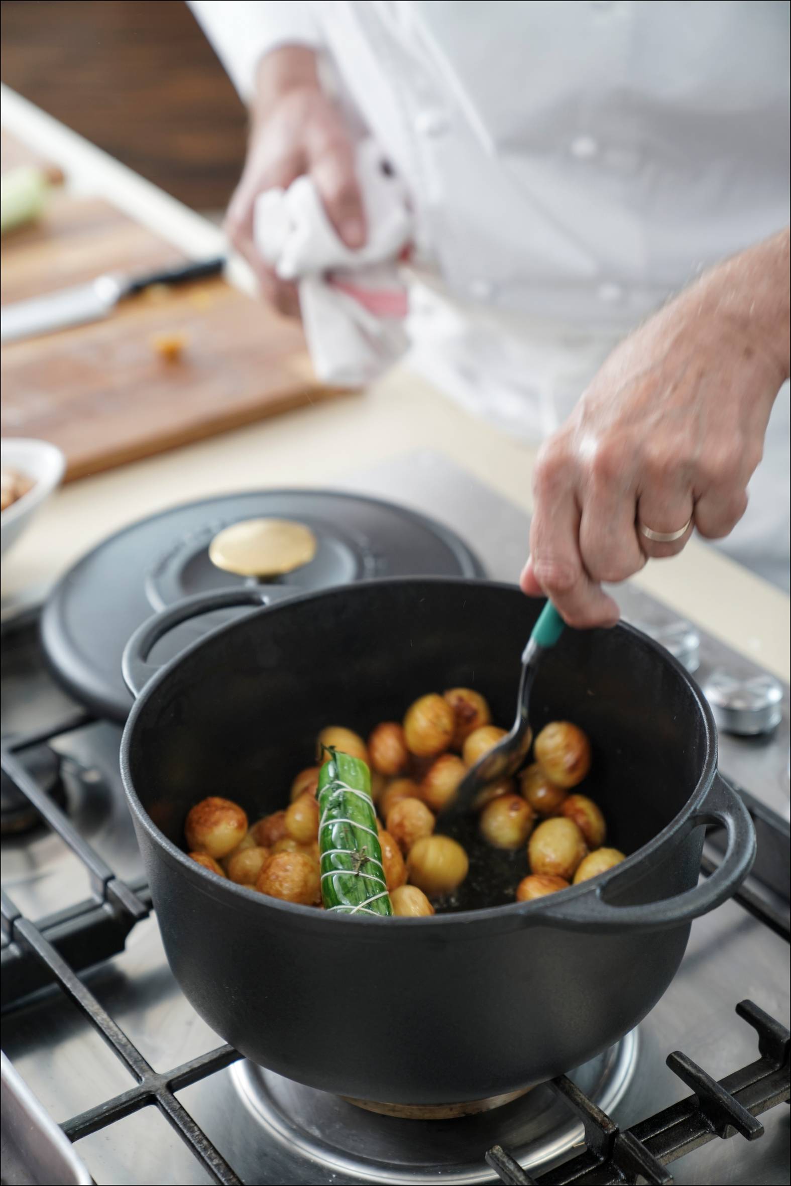 Pierre Gagnaire heritage cocotte fonte d'acier ronde 25cm / 5,1l