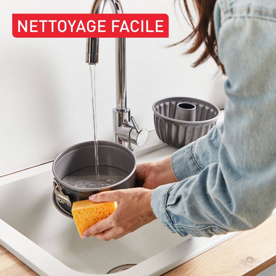 Tefal, Lot 2 moules pour friteuse à air, Démoulage facile, Diffusion optimale de la chaleur