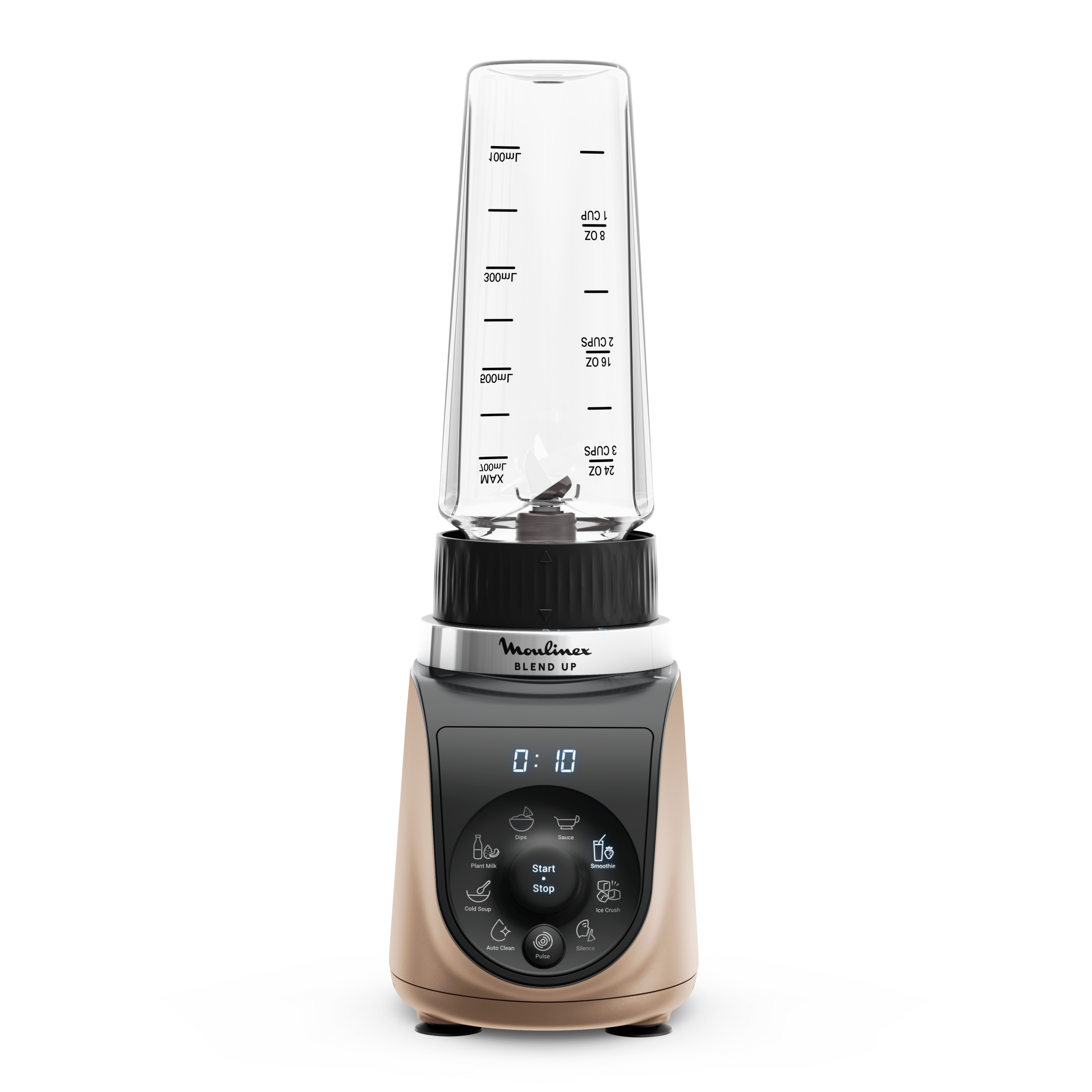 Blend Up, Blender mini, Bol tritan 0.85L, 1000W, 8 programmes, 6 lames