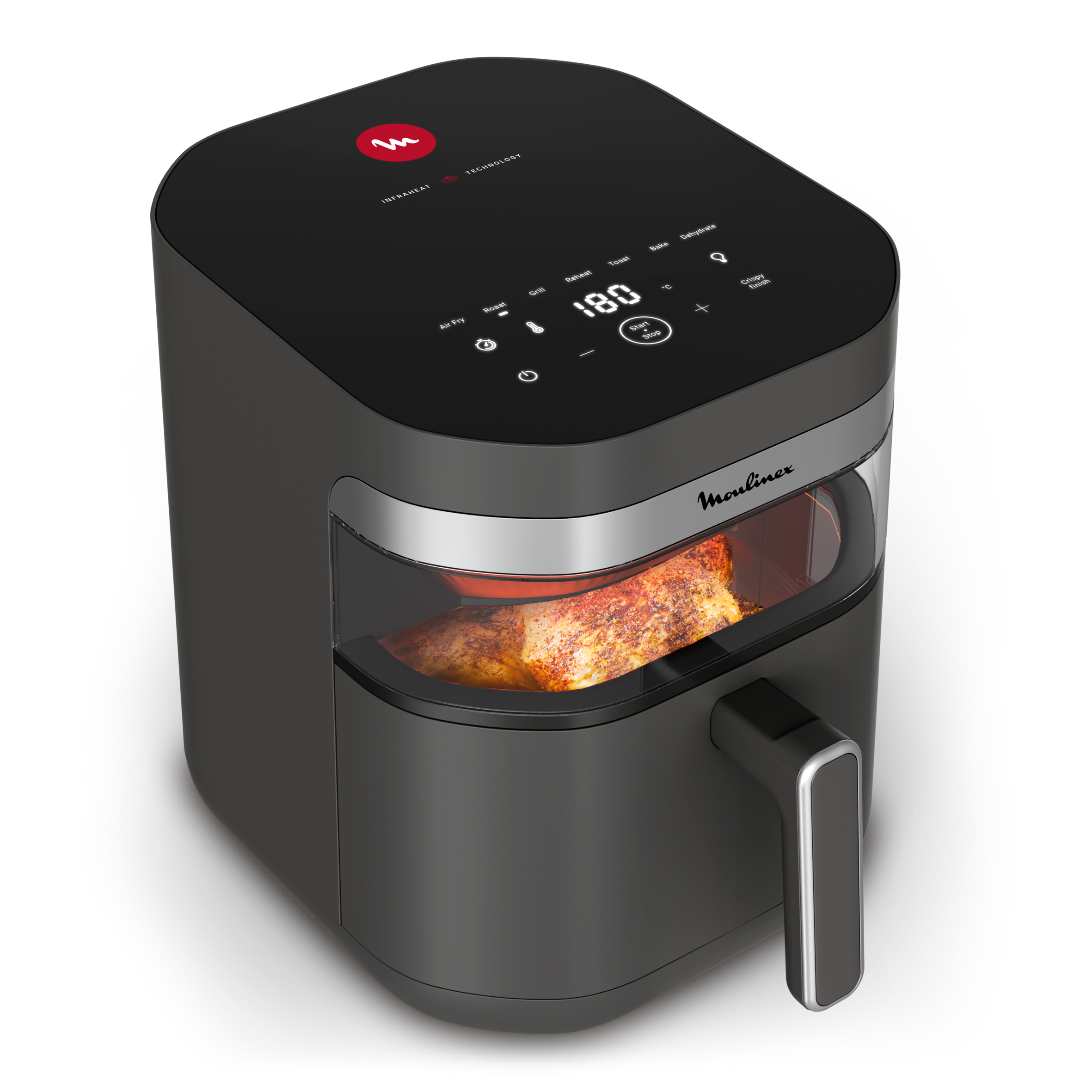 Easy Fry Infrared, 7L, Air fryer, Gris charbon