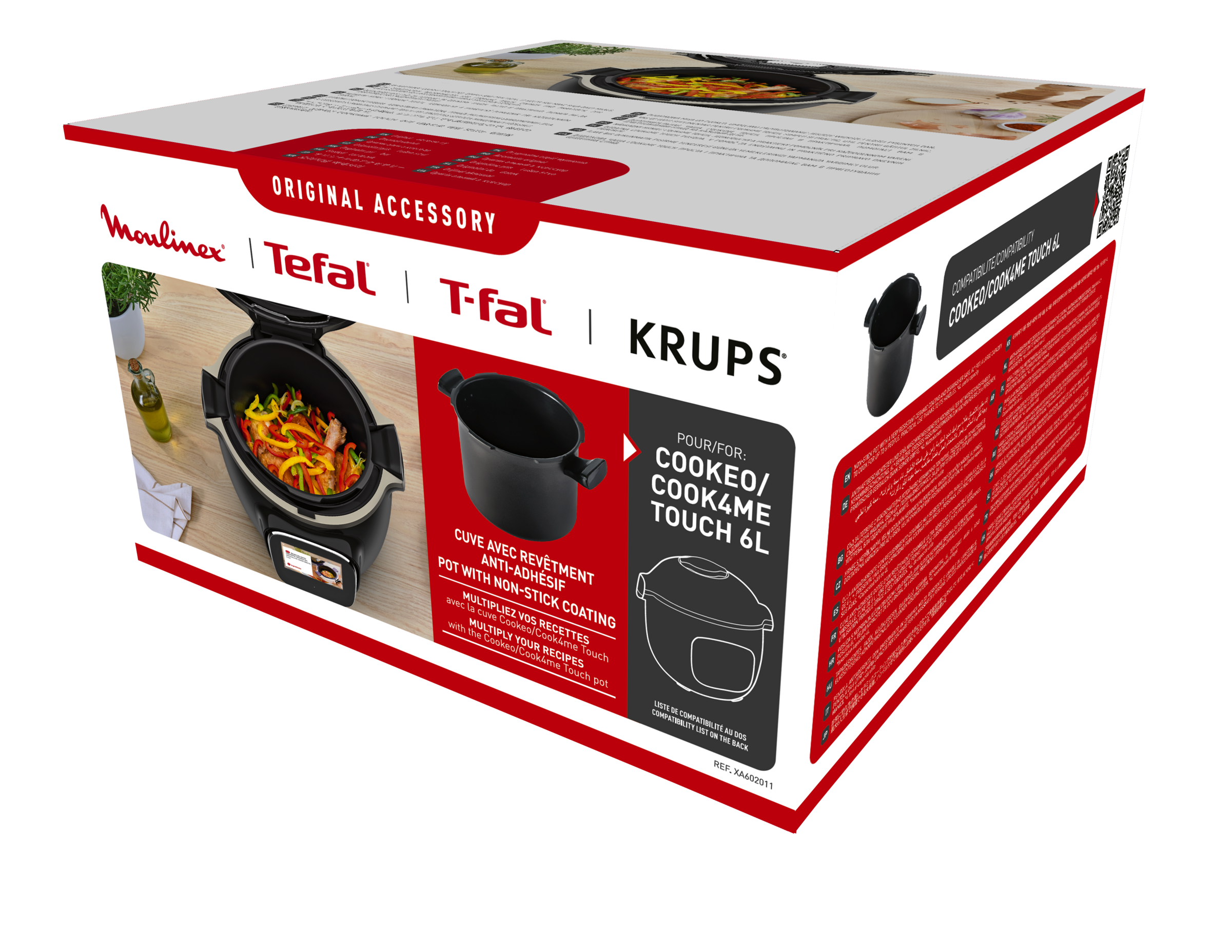 Cuve en céramique pour Cookeo/Cook4me Touch XA602011